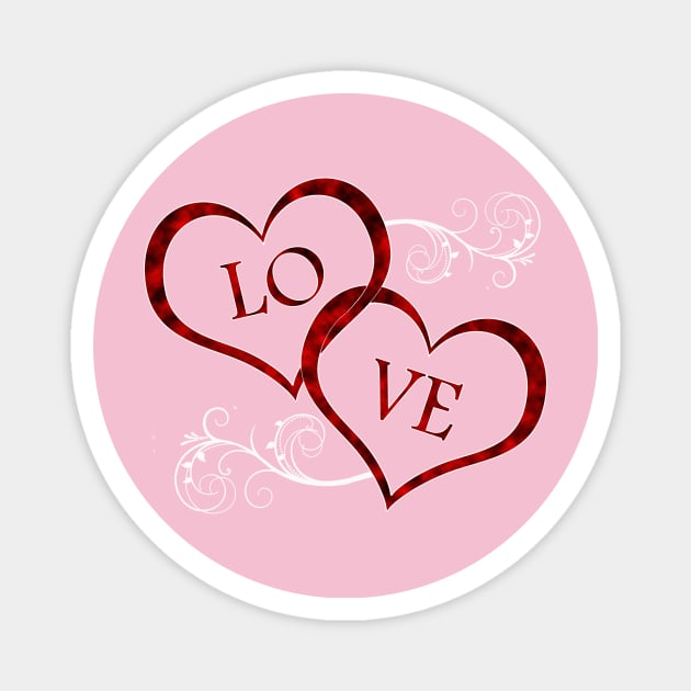 Love Hearts Magnet by Stupid Coffee Designs